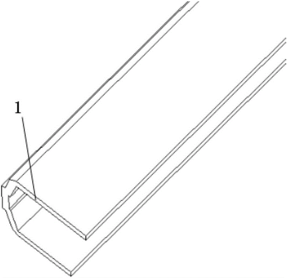 Metal front frame for display product and manufacturing method thereof