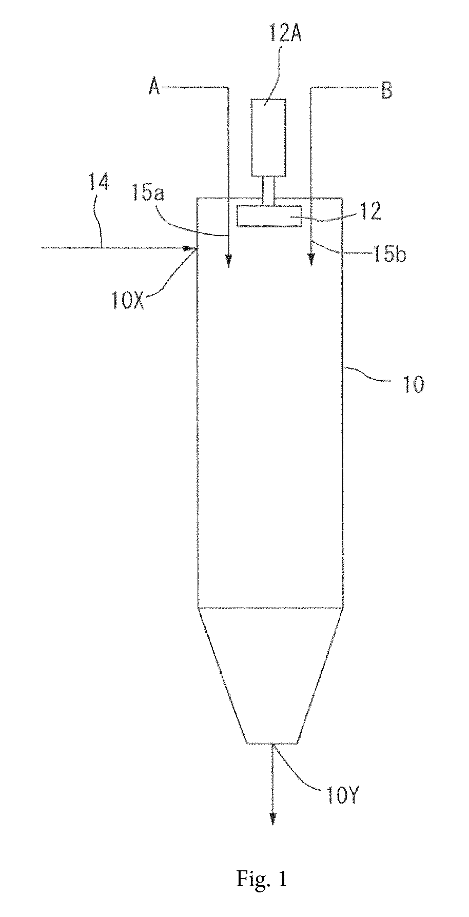 Device for producing particles and method for producing particles