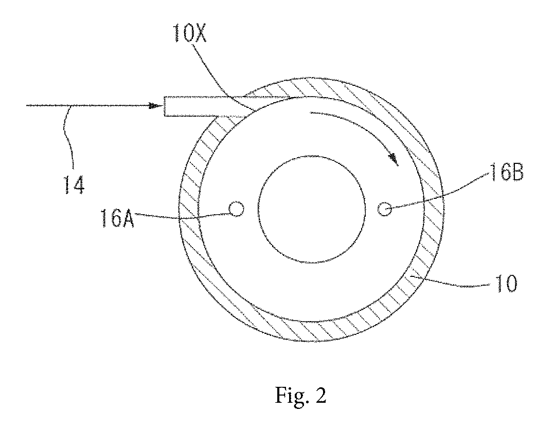 Device for producing particles and method for producing particles