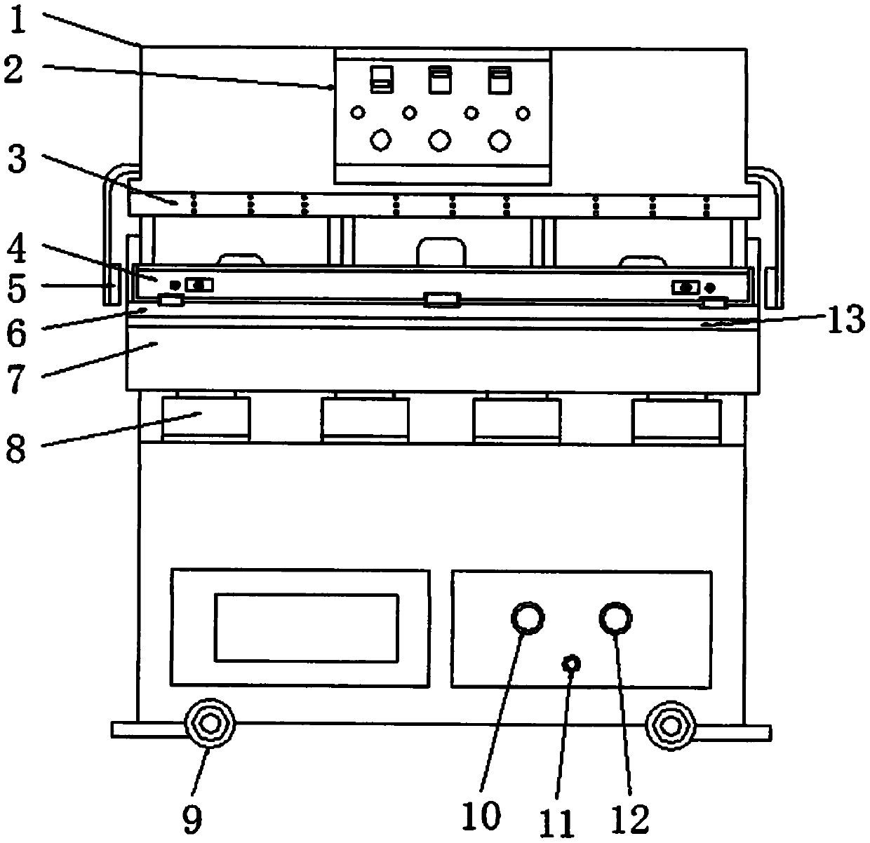 Automatic belt embossing machine