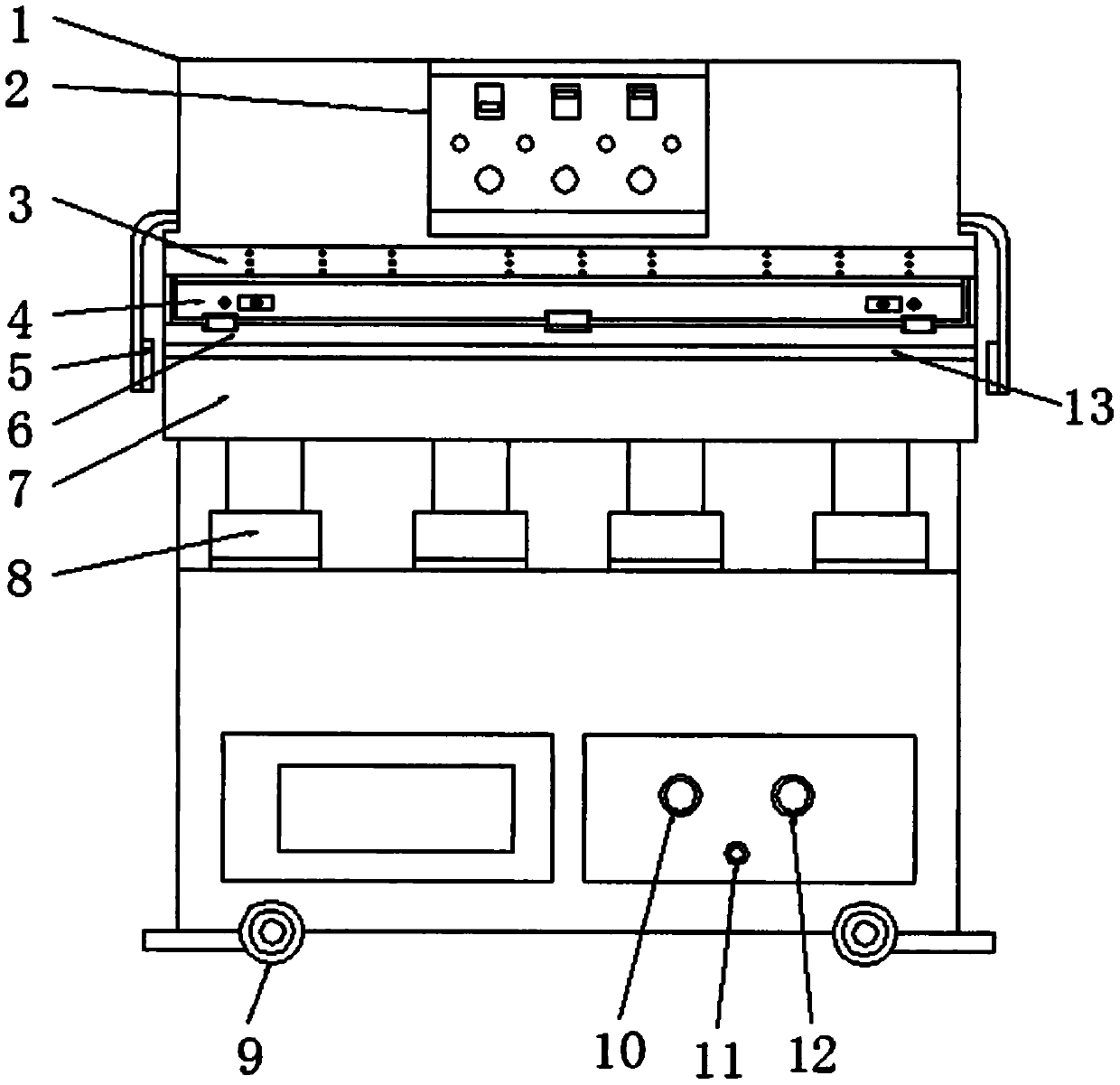 Automatic belt embossing machine