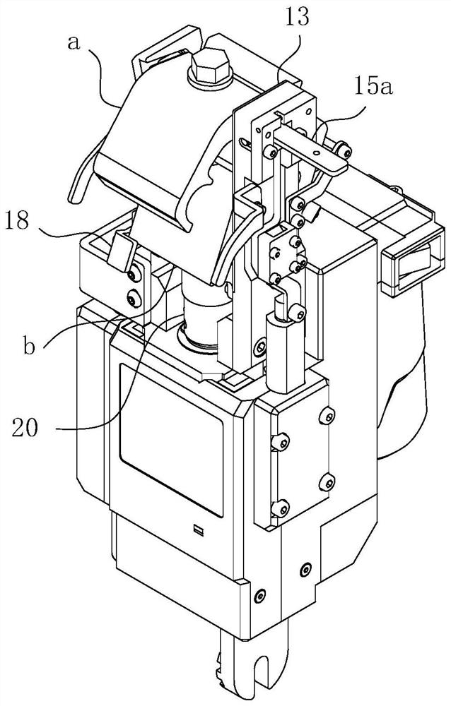 Integrated installation tool for J-shaped wire clamp
