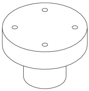 Piezoelectric actuator and control method to improve performance based on quadruped coupling motion