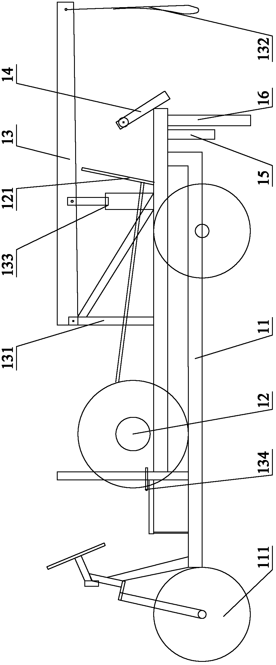 Line construction car