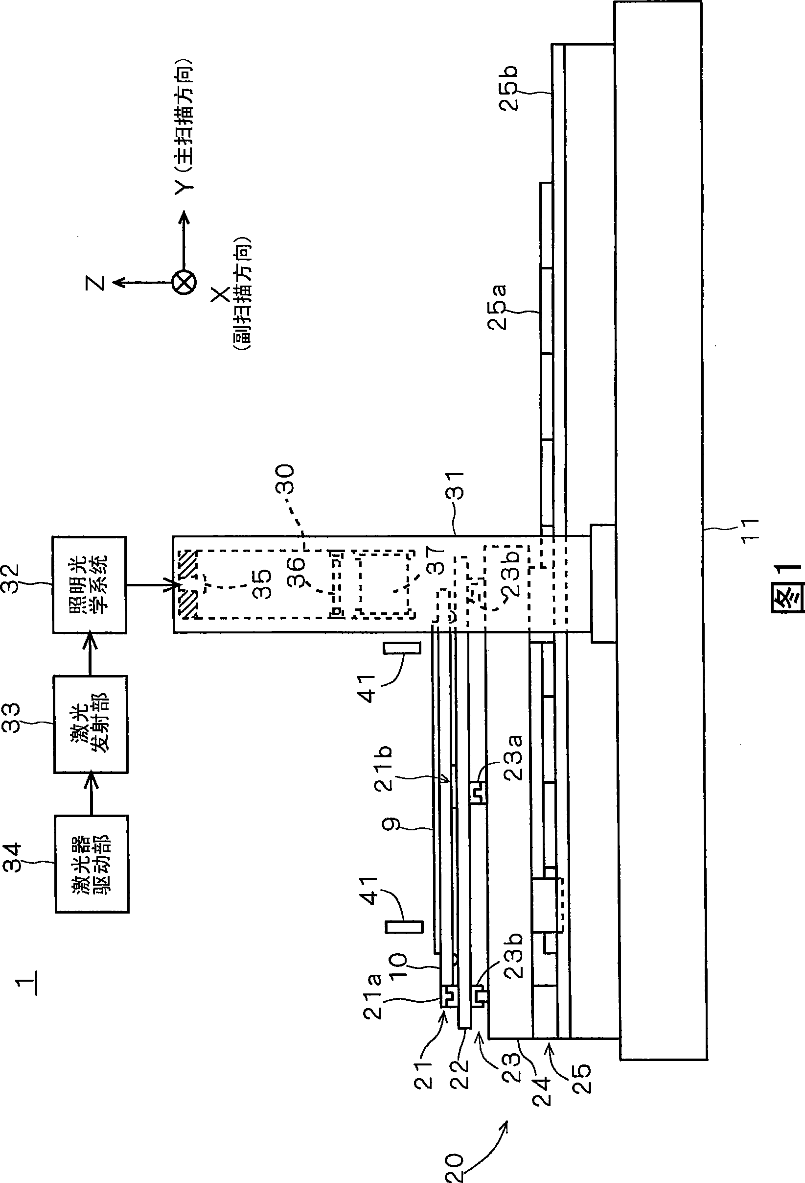 Position detecting method and device, patterning device