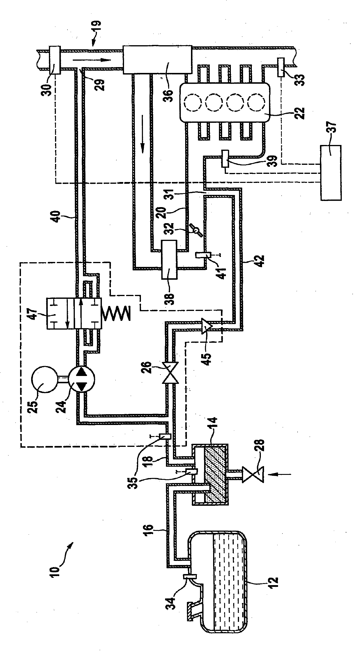 Air supply system of an internal combustion engine