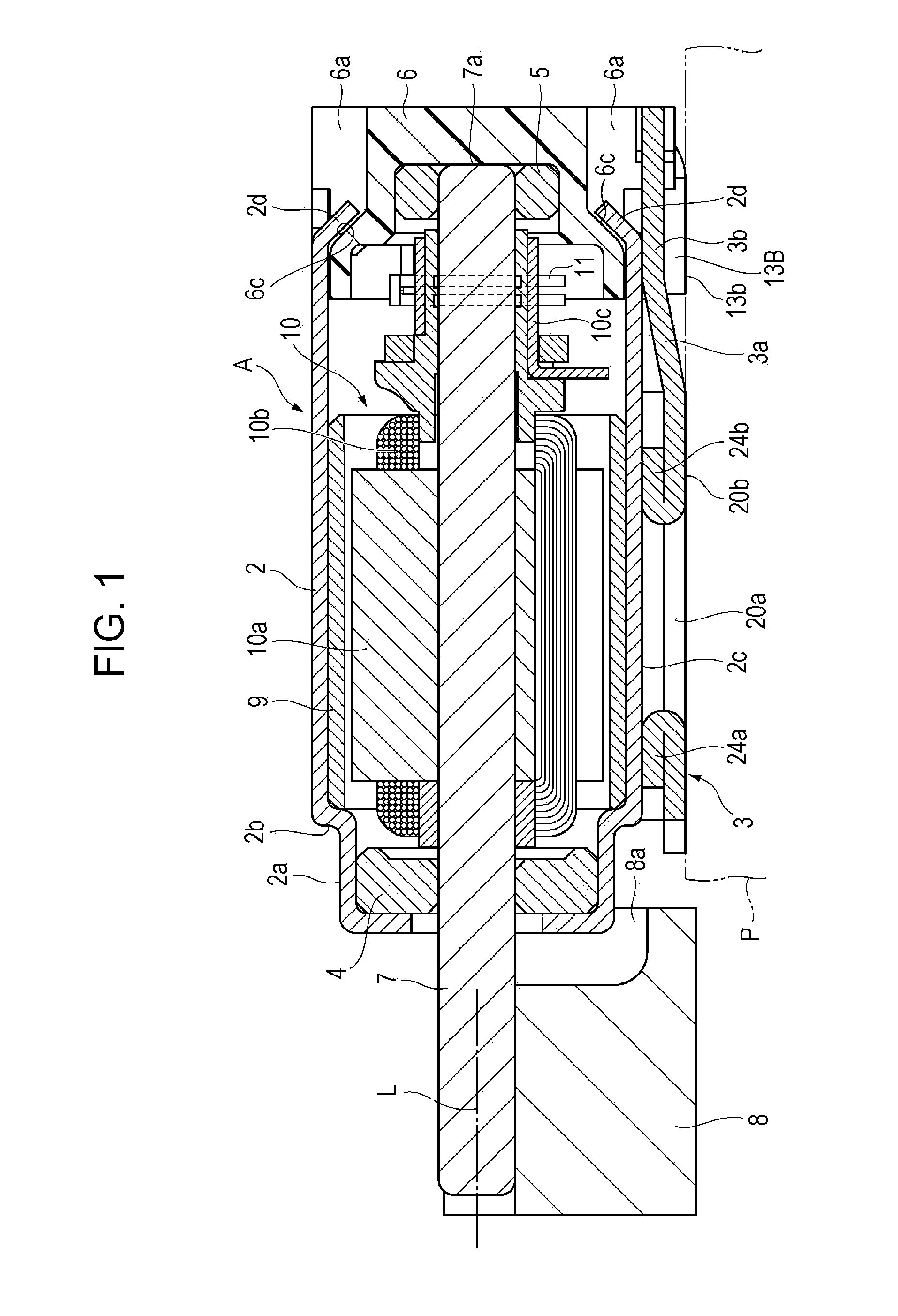 Surface mount motor