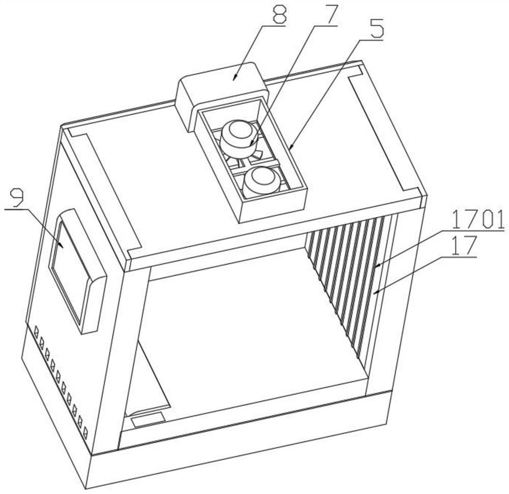 Energy-saving passive power distribution box capable of automatically opening and closing heat dissipation and working method thereof