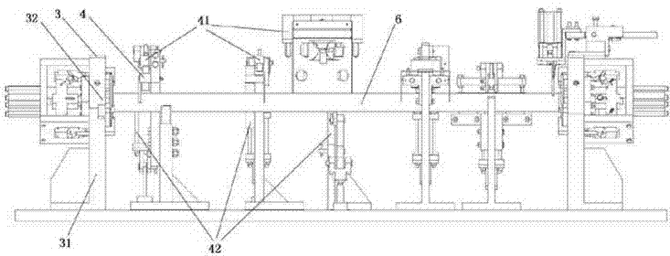 Automatic welding device and method for vehicle console installing support