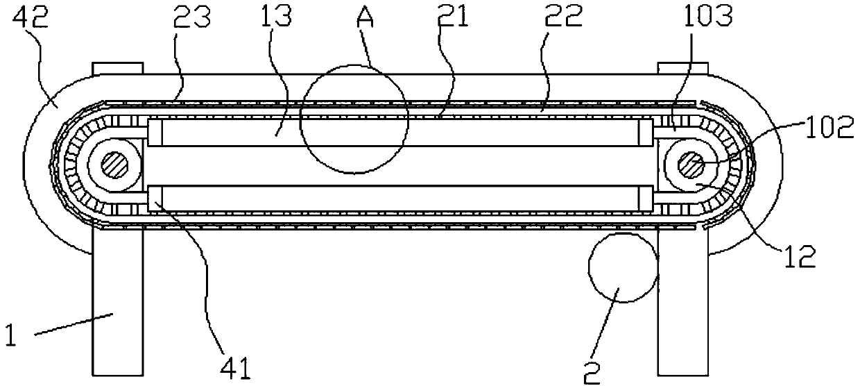 Conveying steering crawler