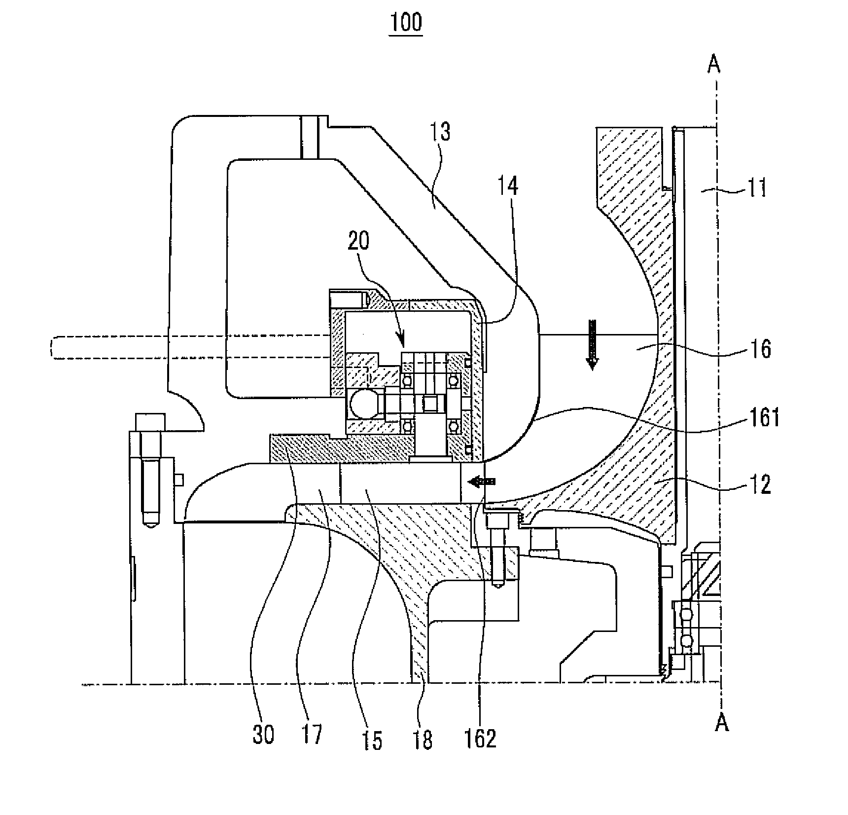 Gas compressor and method for controlling flow rate thereof