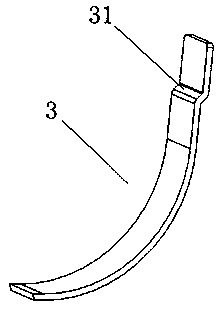 Arc ignition structure reinforcing self-excitation magnetic field intensity