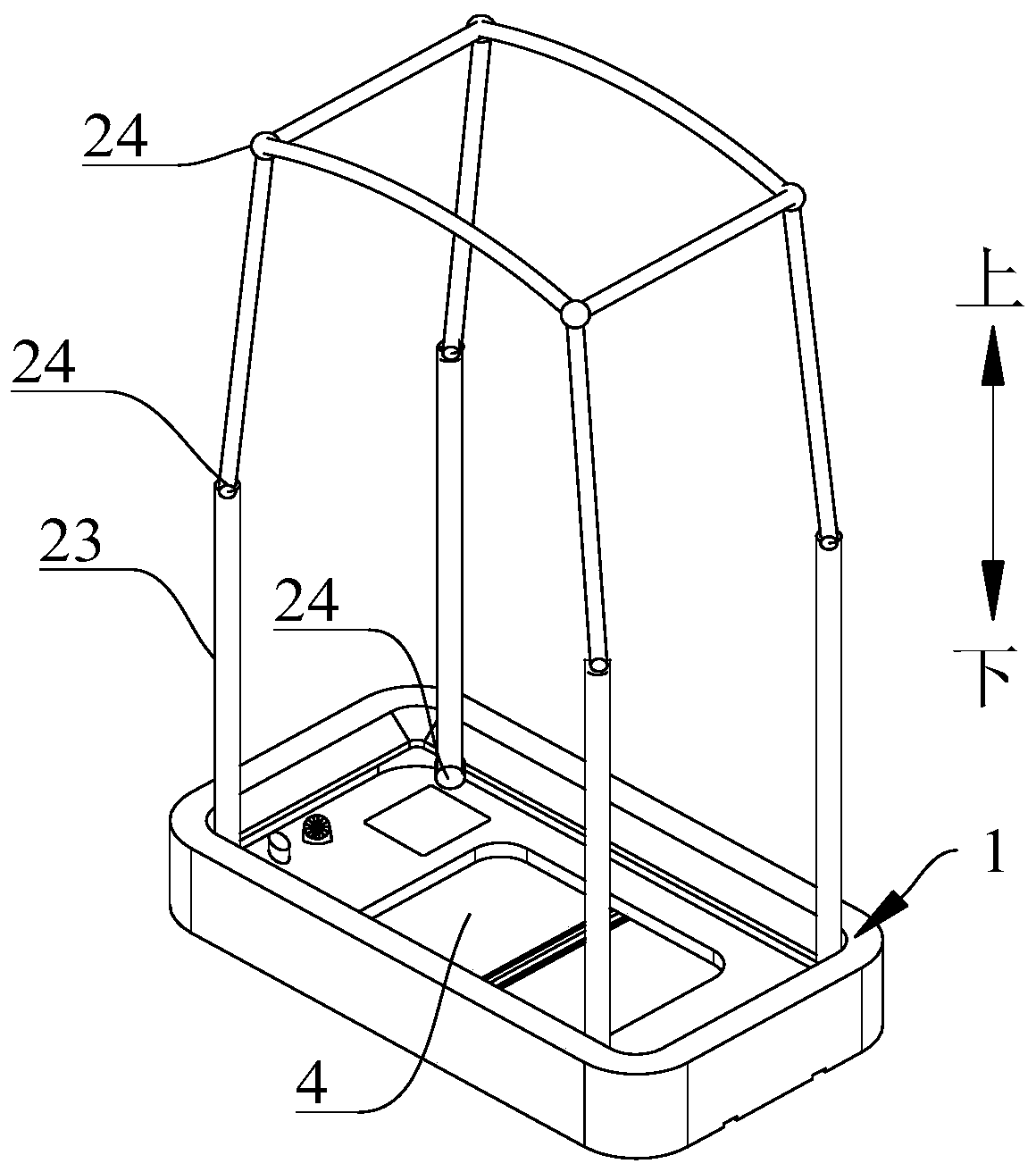 Vehicle underwater escape device and vehicle