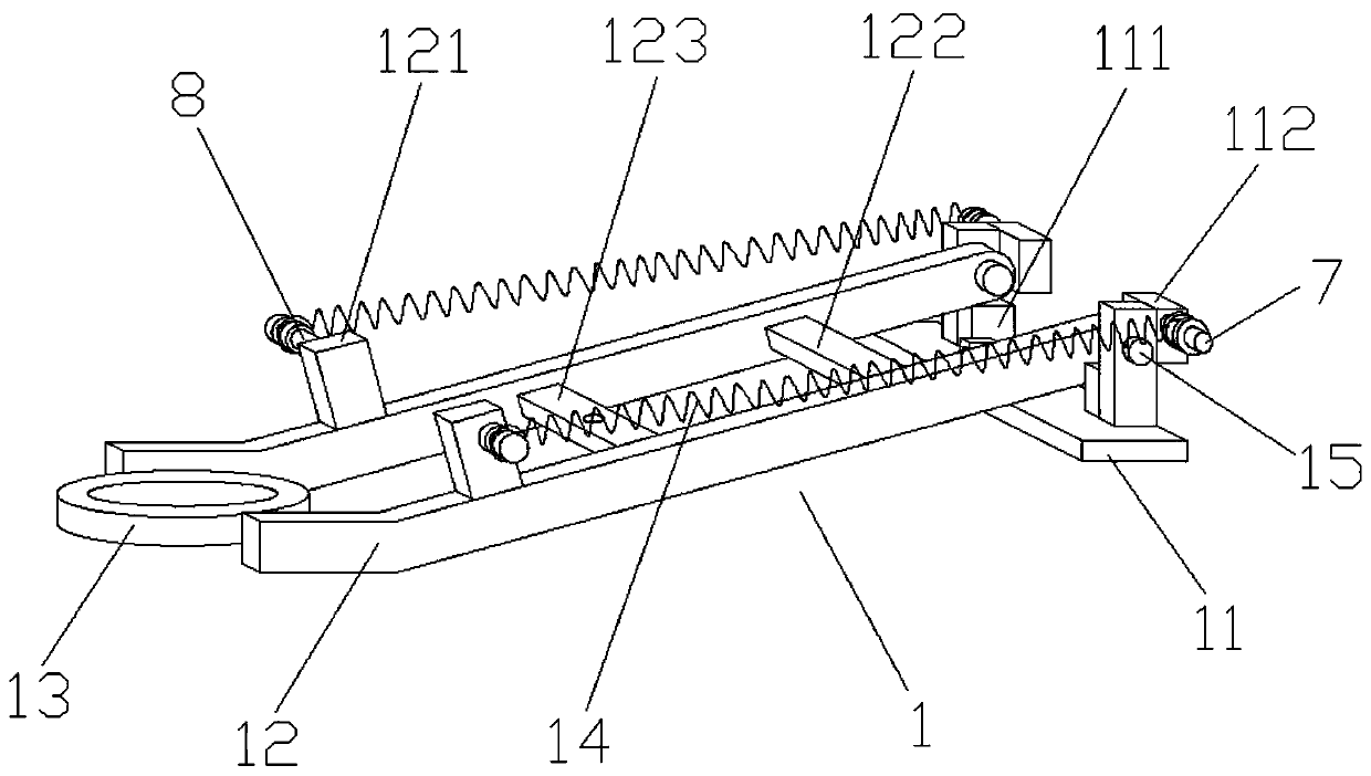 Traction device and logistics transfer car