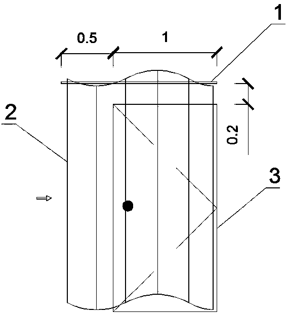 Wind prevention method for wind power mountaintop dormitory door