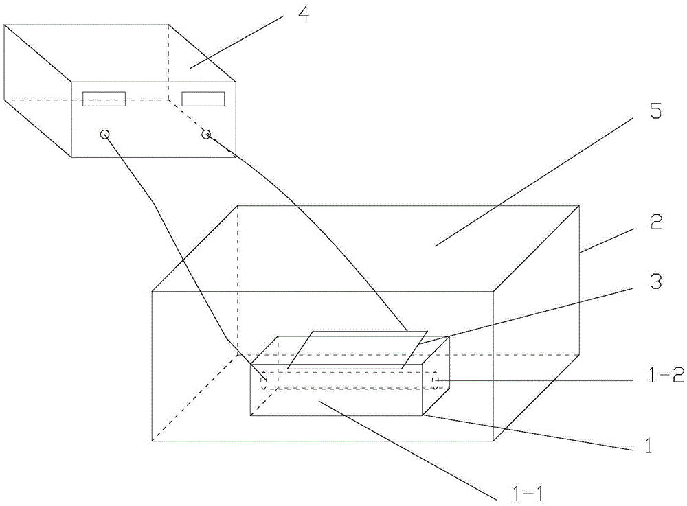 Reinforced concrete corrosion test device and test method