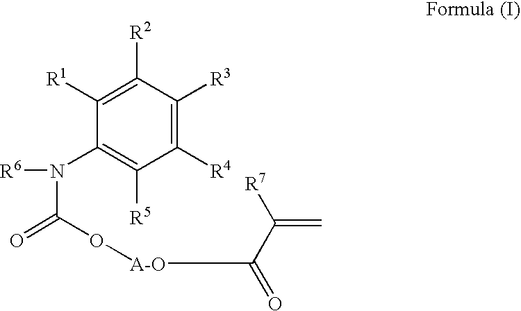 Phenyl isocyanate-based urethane acrylates, processes for producing and methods of using the same