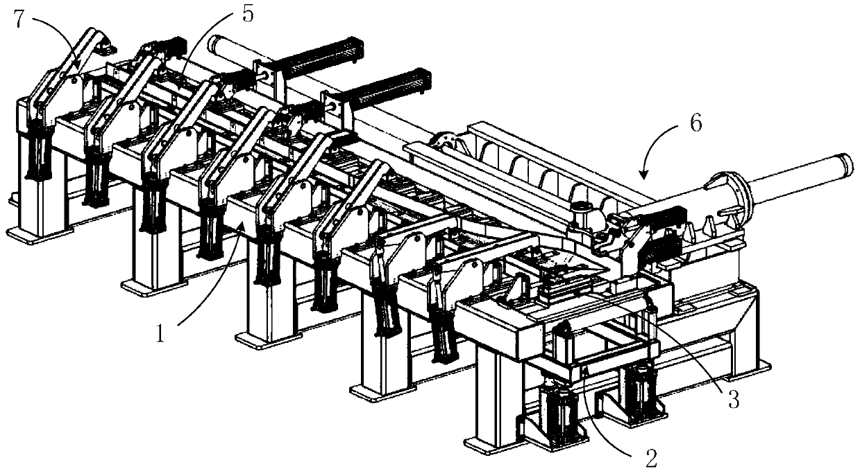 Inverted-H-shaped beam assembly equipment and inverted-H-shaped beam manufacturing method