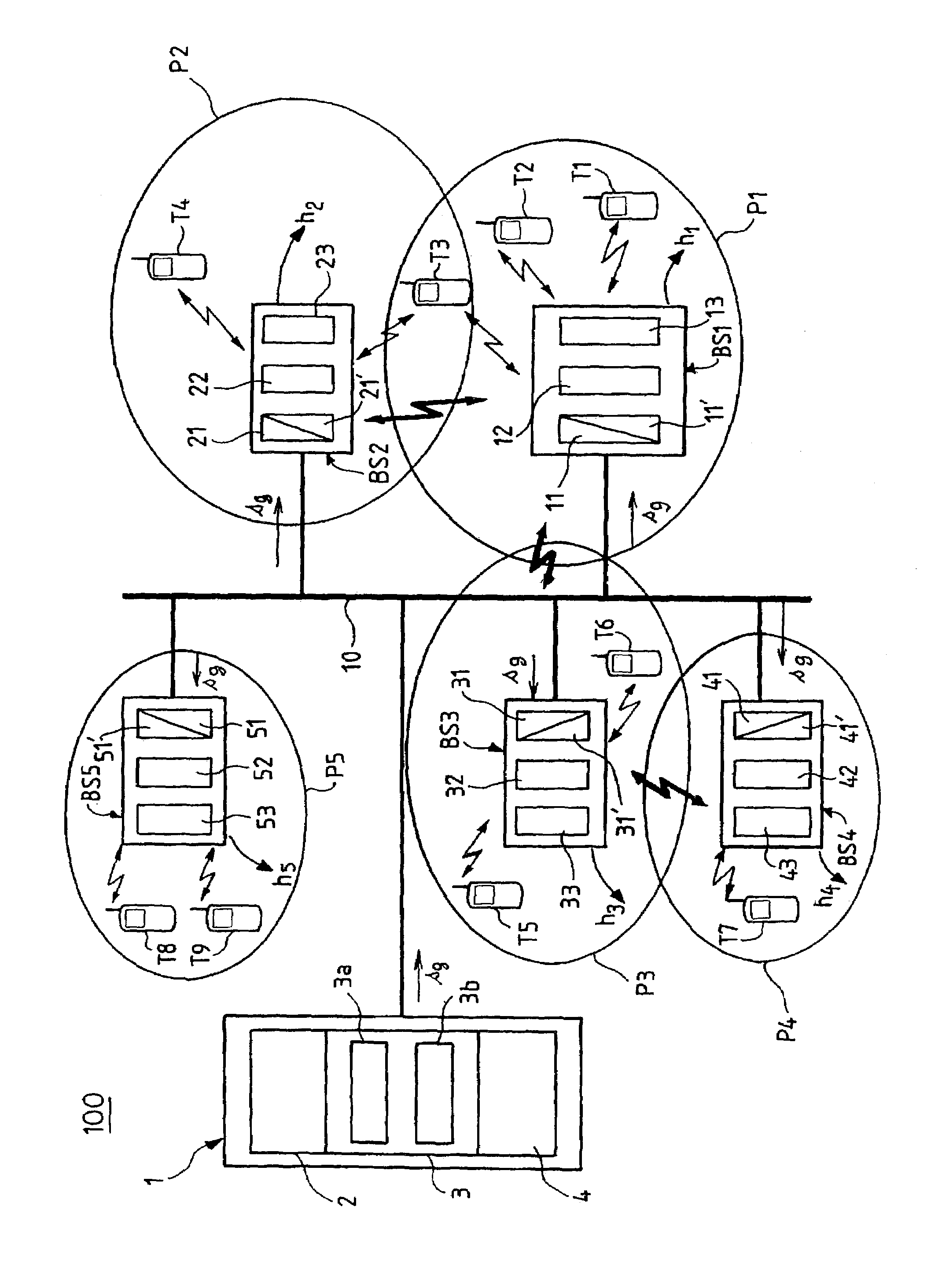Method of synchronizing base stations interconnected by a local area network