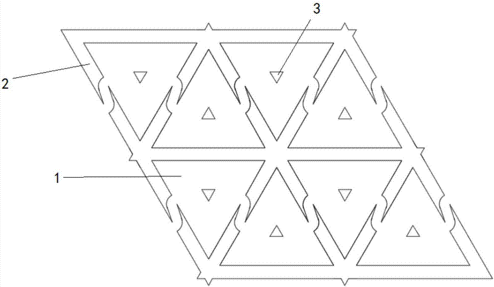 Triangle-shaped opening-closing box type electrode semiconductor detector