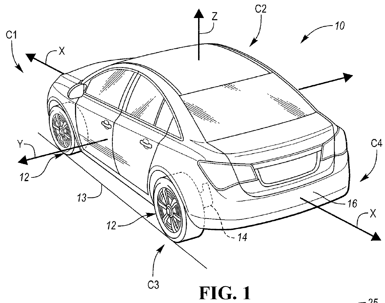 Vehicle with suspension force decoupling system