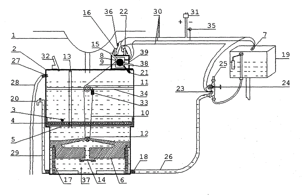 Full automatic water-saving device for bathroom accessory