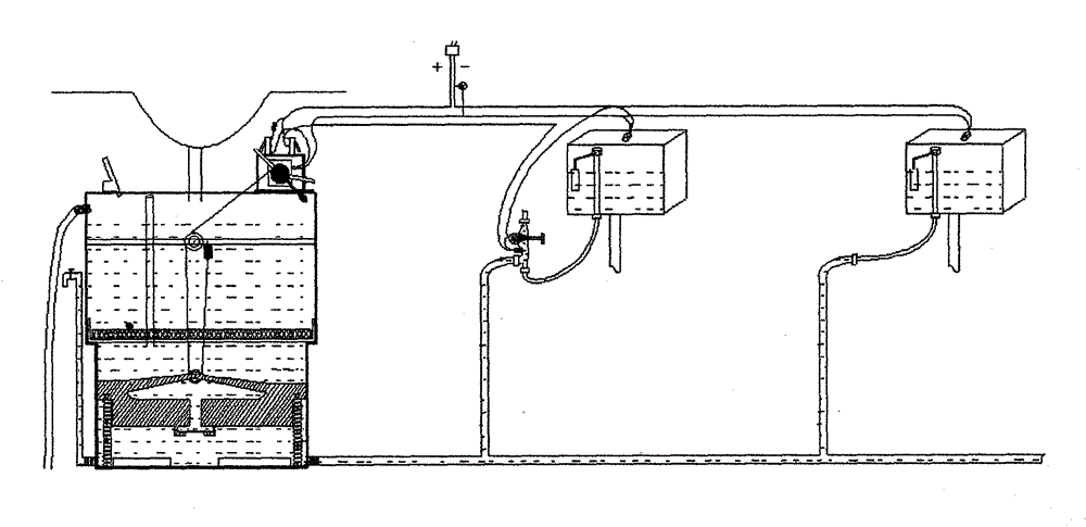 Full automatic water-saving device for bathroom accessory