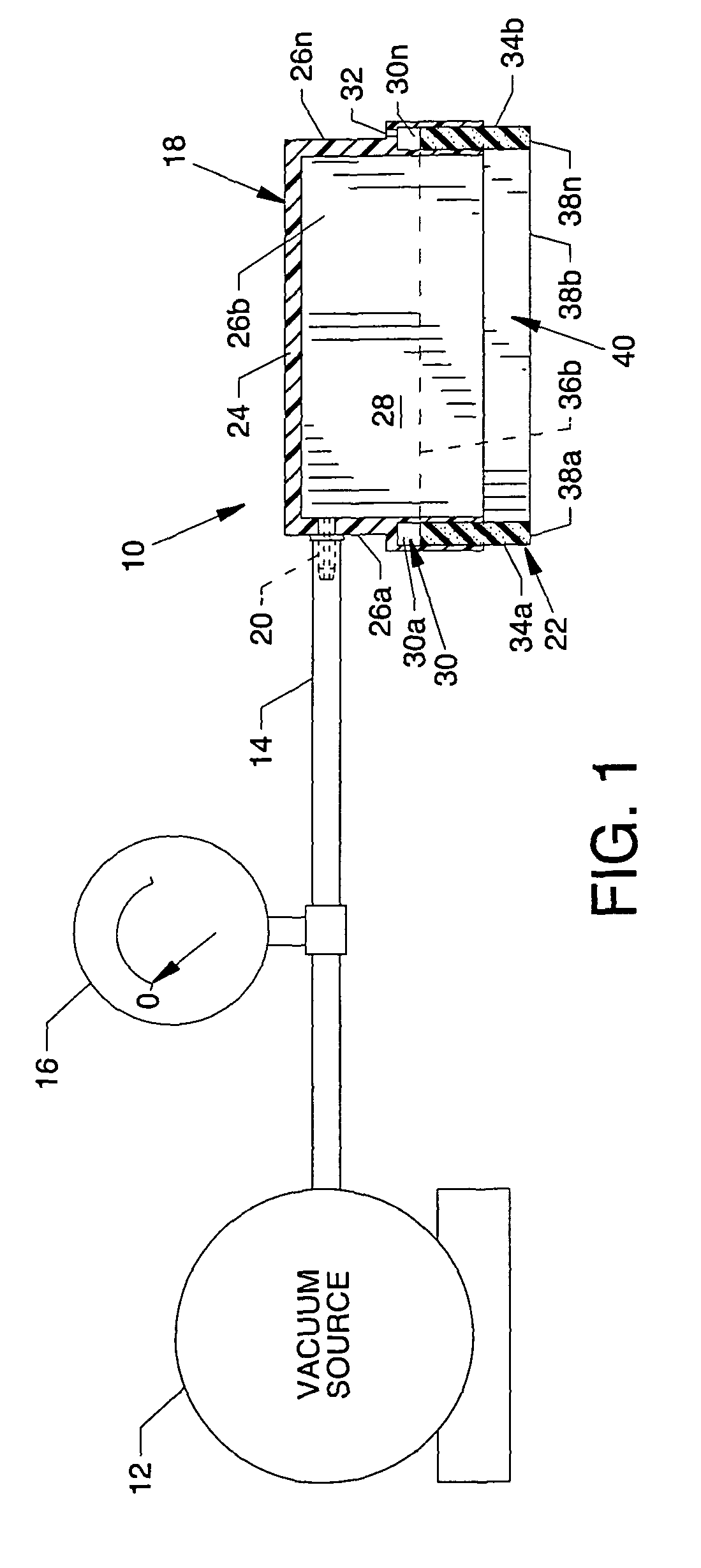 Flexible interface external micro vacuum chamber tissue expander