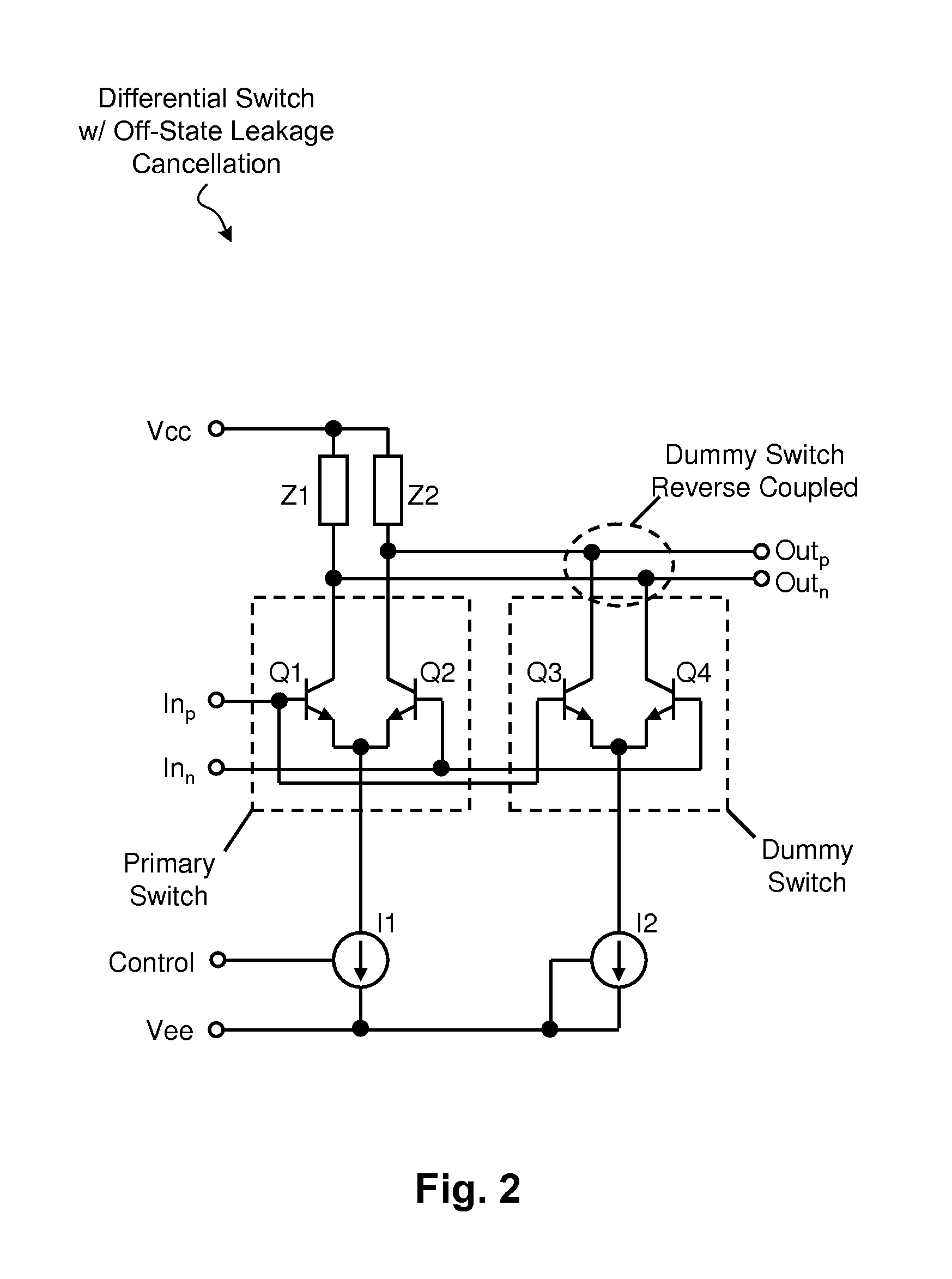 Differential switch with off-state isolation enhancement