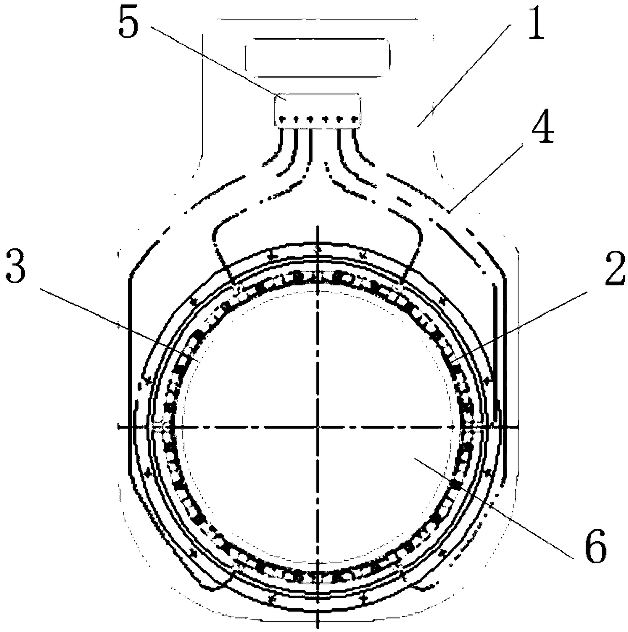 Electroplating cathode hanging device