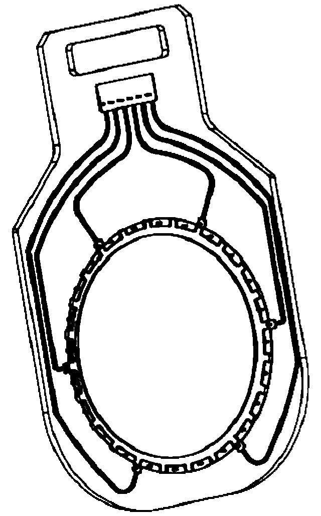 Electroplating cathode hanging device