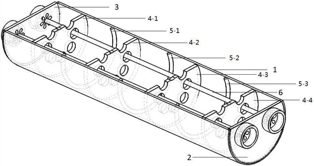 Oily sewage purifying device based on photocatalysis and electrolysis technologies