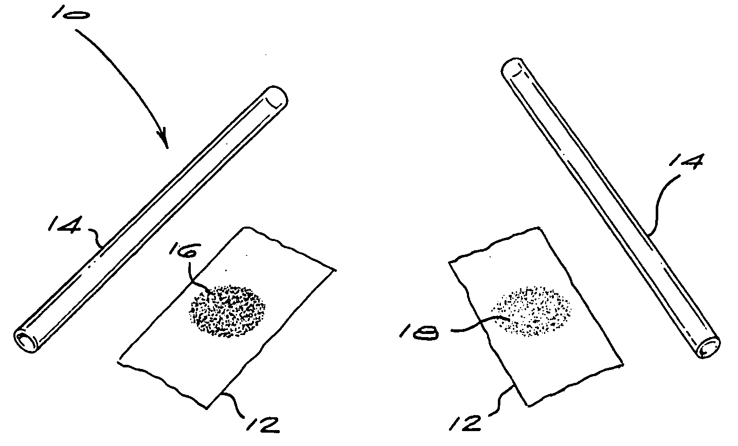 Visual indicating device for bad breath