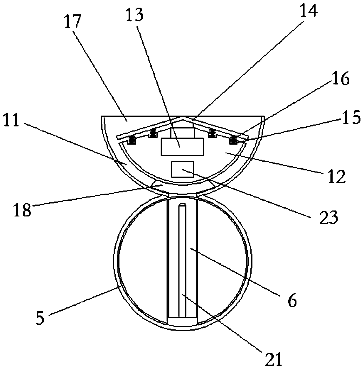 A nut automatic arrangement device