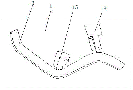 Molding mold of injection molding hollow tube and using method