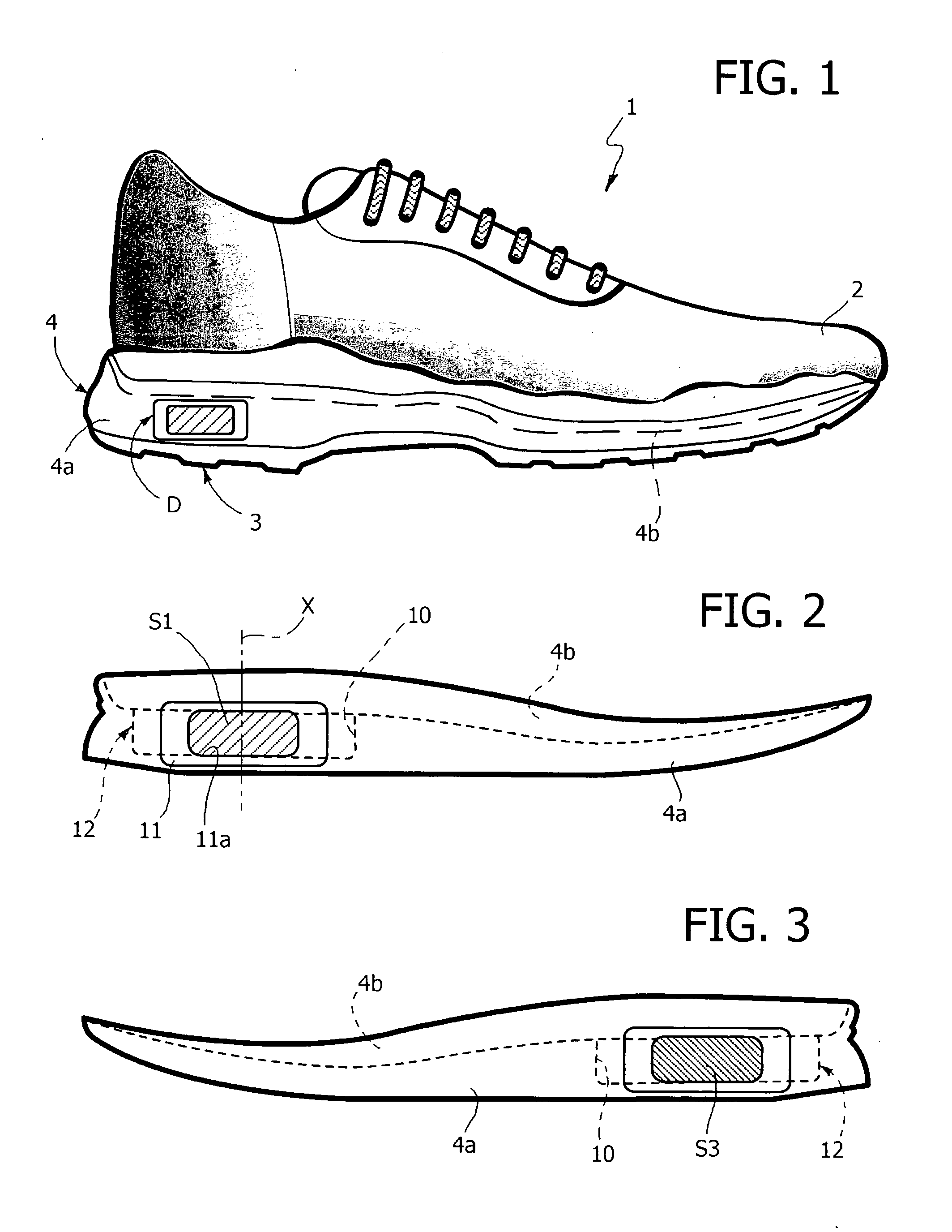 Footwear with an adjustable stabilizing system, in particular for pronation and/or supination control