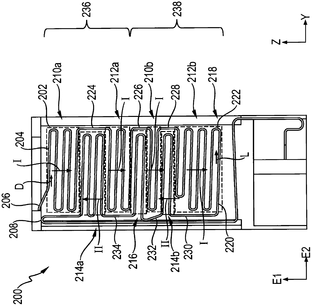 Refrigeration appliances with evaporator