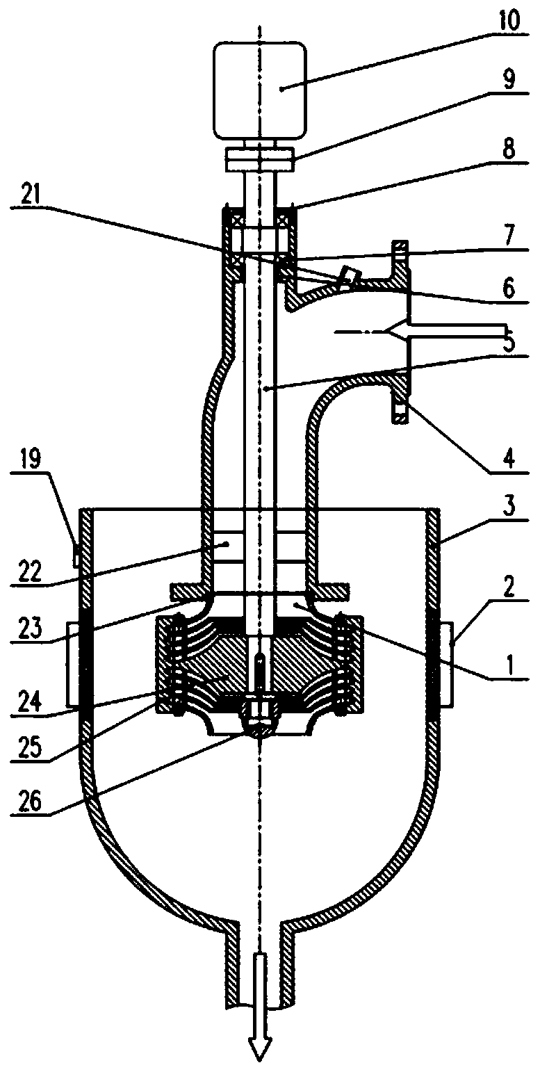 Acoustic streaming coupling cavitation enhanced water treatment device