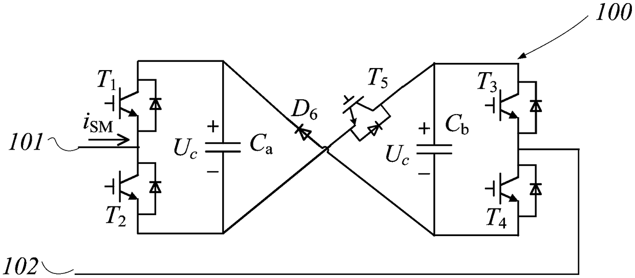 Dual unipolar voltage module chain and its hybrid multilevel converter