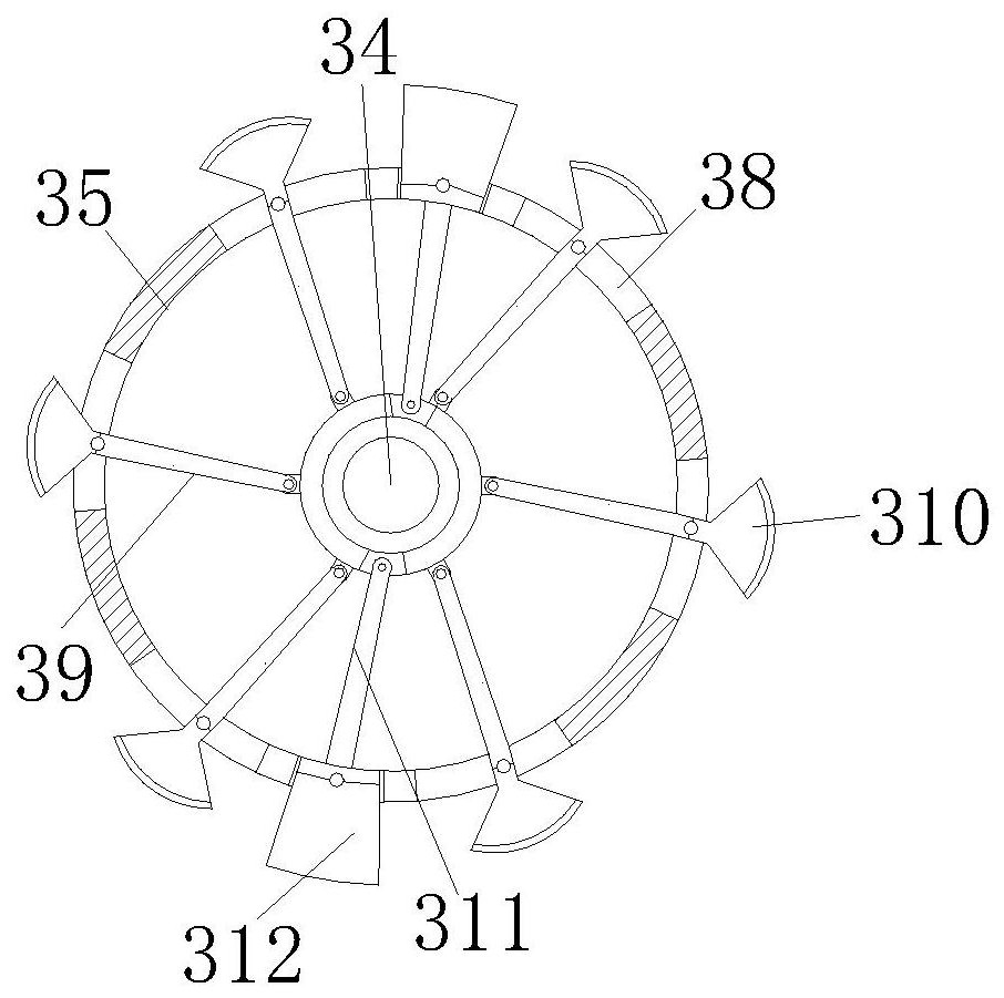 A high wear resistance piston ring end surface fine grinding processing device