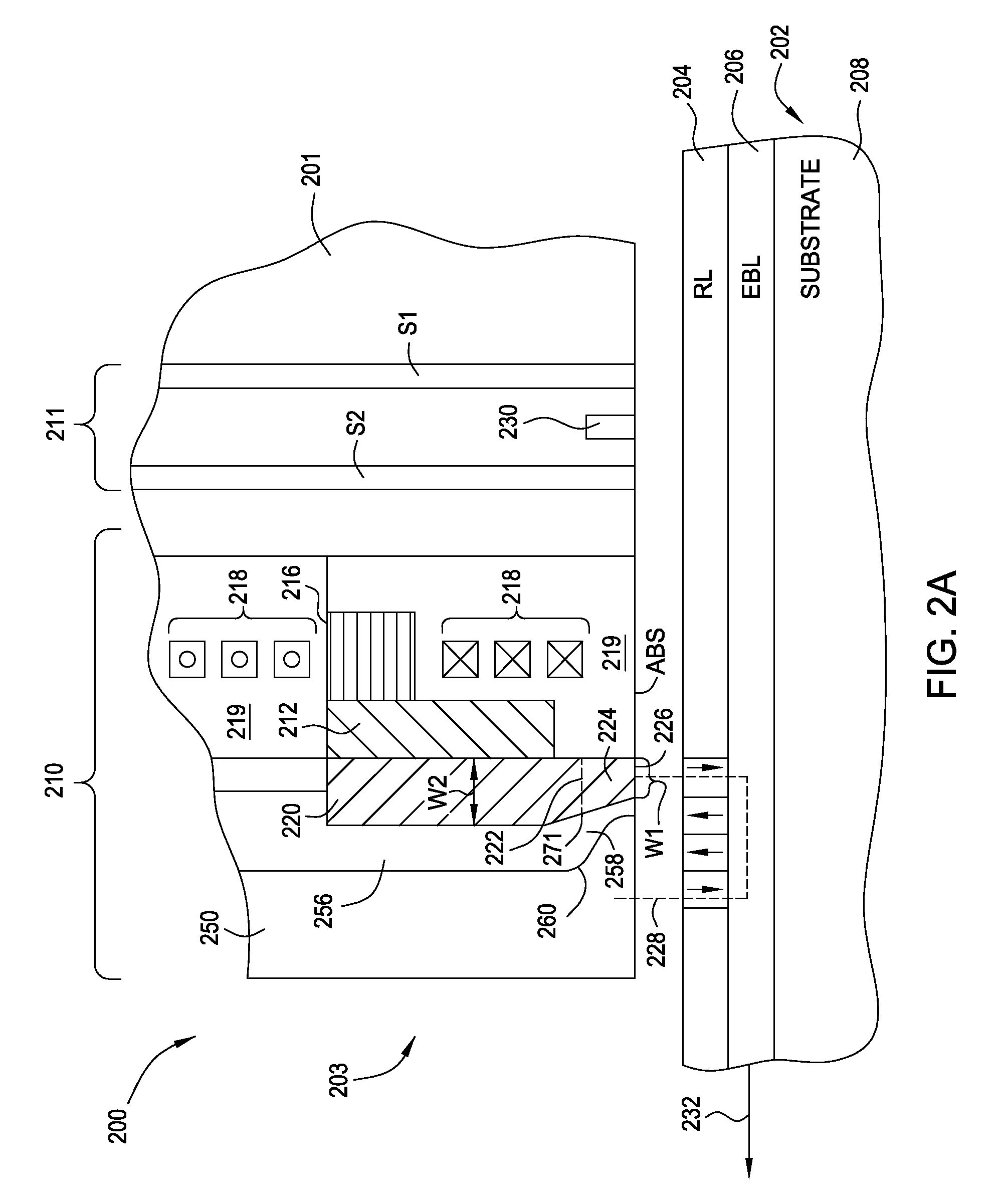 PMR writer having a tapered write pole and bump layer and method of fabrication