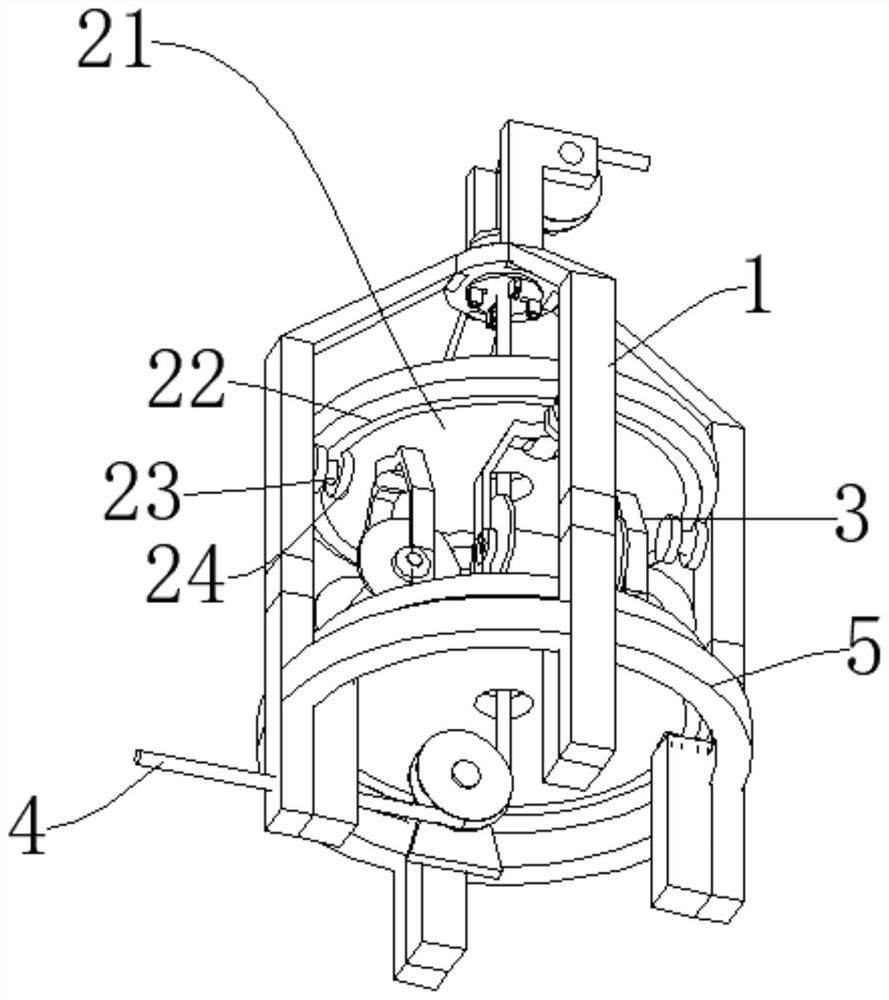 A cabling device for power cable production and a method of using the same