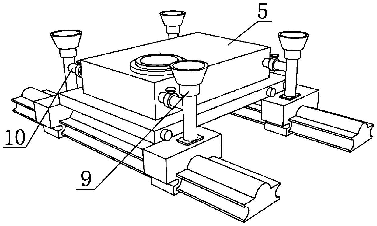 Movable multi-position adjustable air purification device for glue spray production workshop