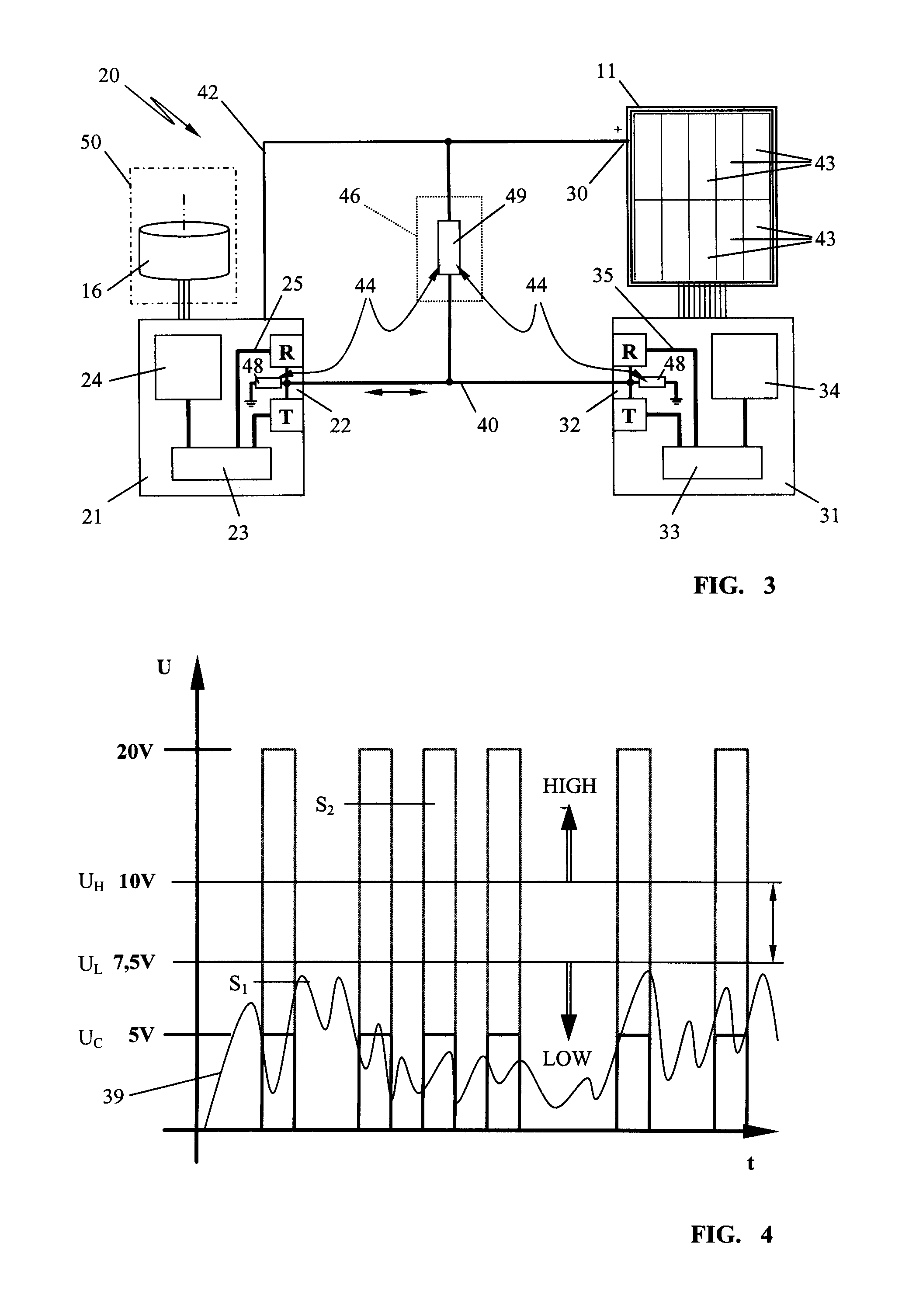 Electric power tool with communication line to battery pack