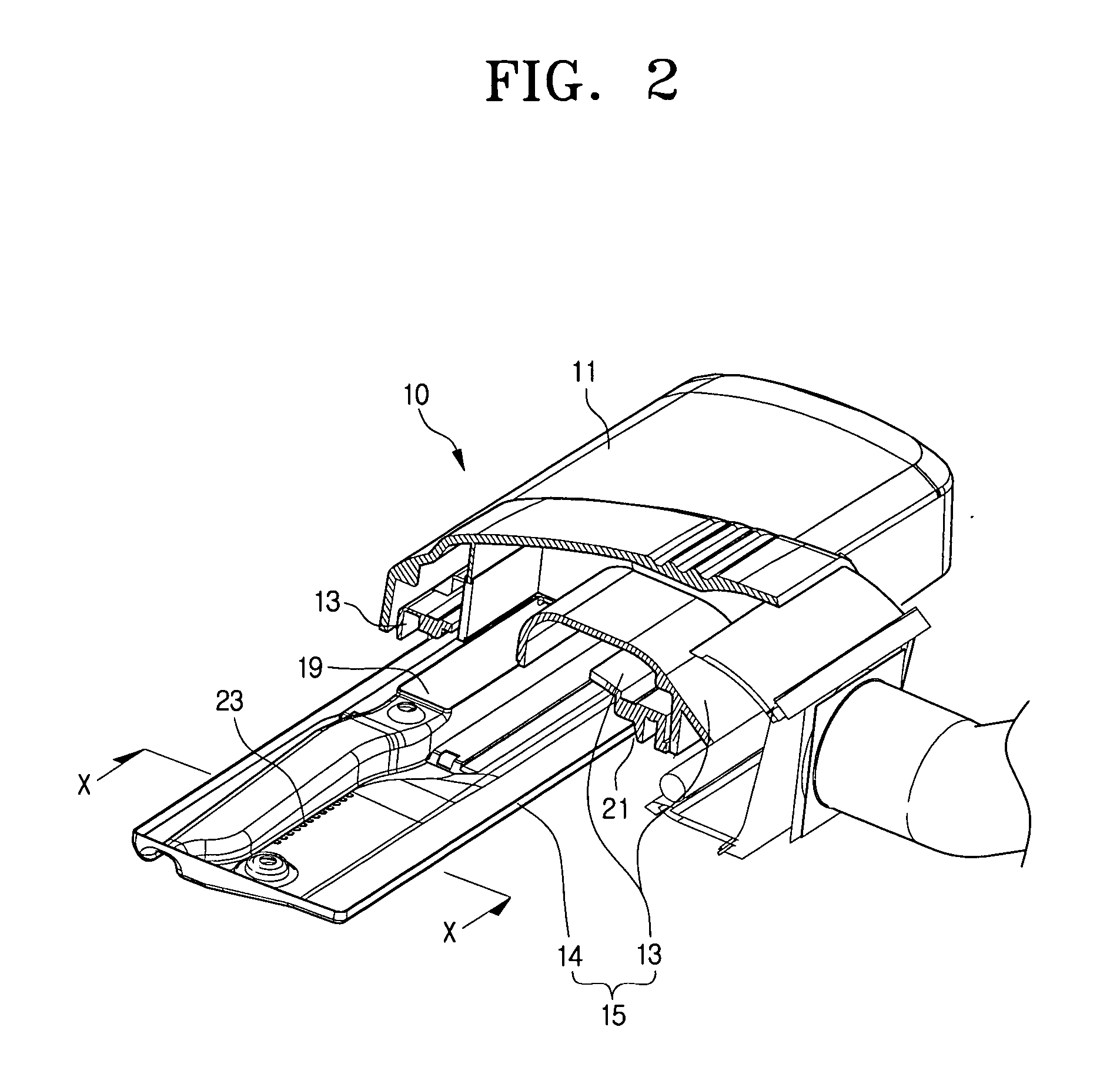 Suction brush for a vacuum cleaner