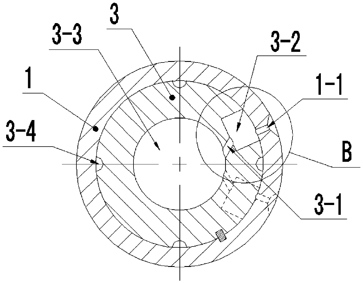 Atomizing nozzle structure of desuperheating valve