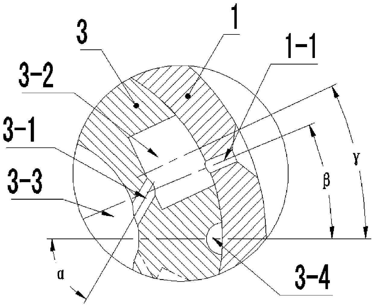 Atomizing nozzle structure of desuperheating valve