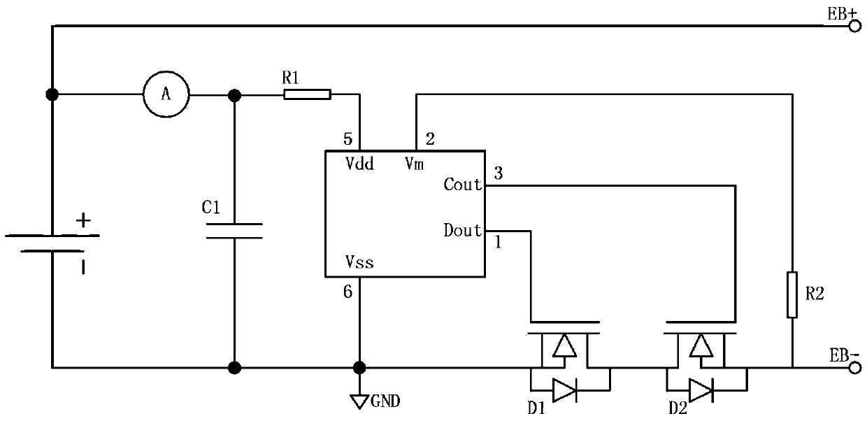 Battery protection circuit, power supply device and electronic device