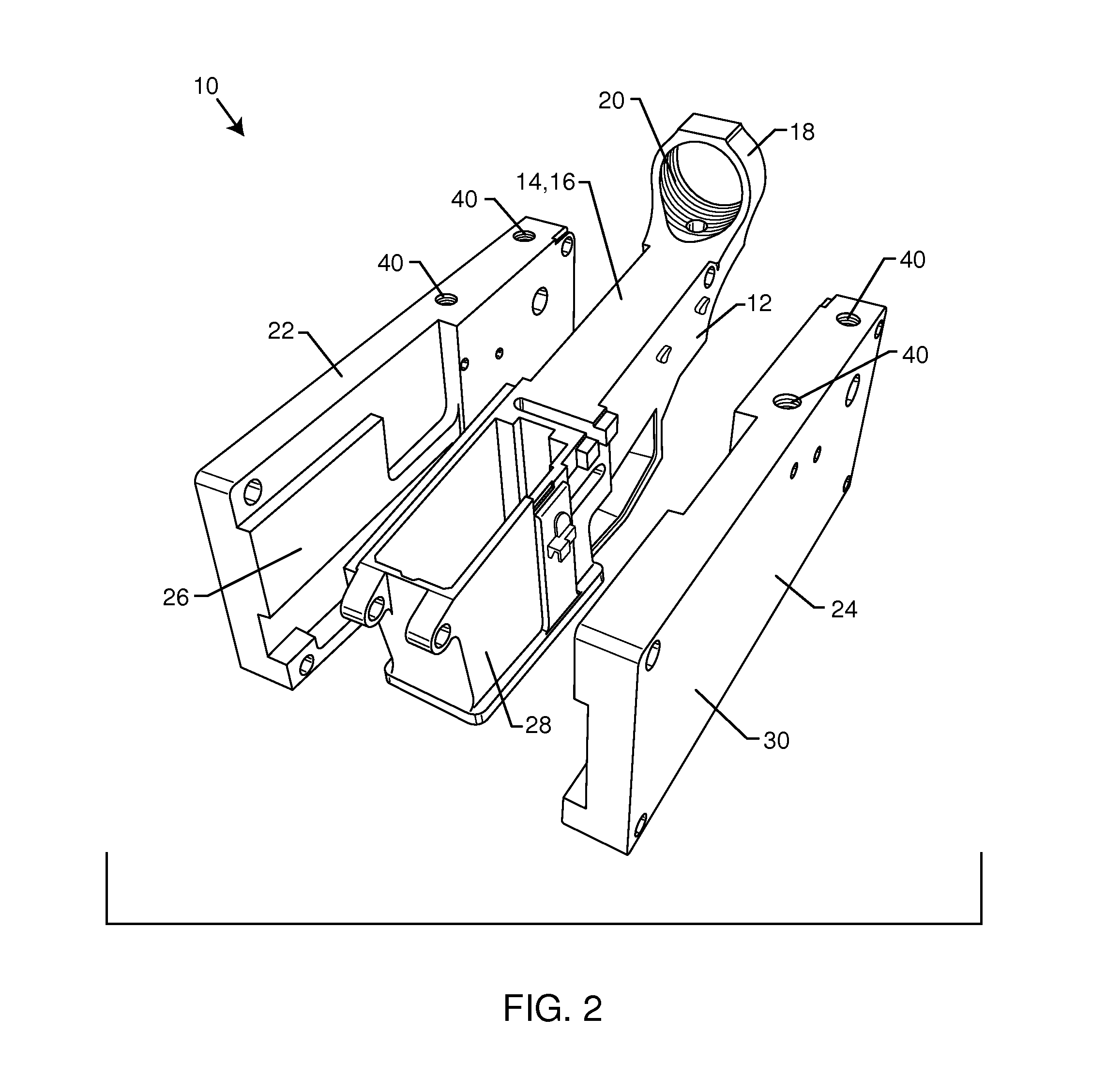 Jig for firearm lower receiver manufacture