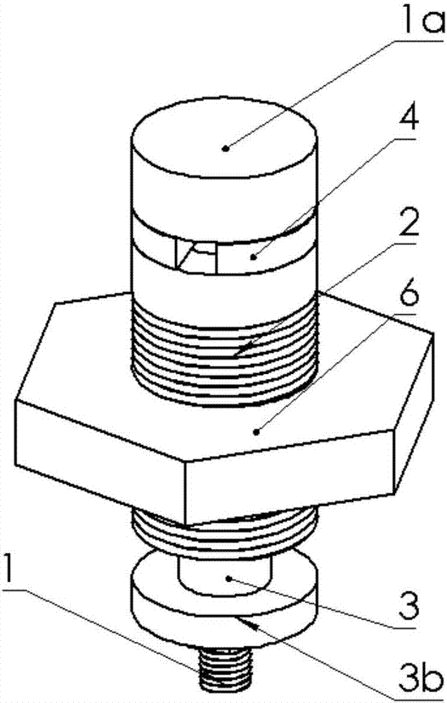 A simple split assembly bolt fastener